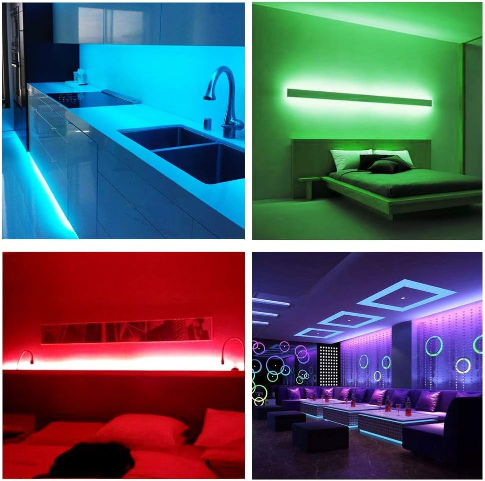 Transform Your Space with Our 6.5FT RGB LED Strip Lights - Battery Powered, Color Changing & Perfect for Any Occasion!