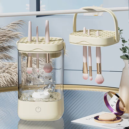 USB Plug Portable Electric Makeup Brush Cleaner Rechargeable Makeup Brushes Cleaning Tool Automatic Makeup Brush Cleaning