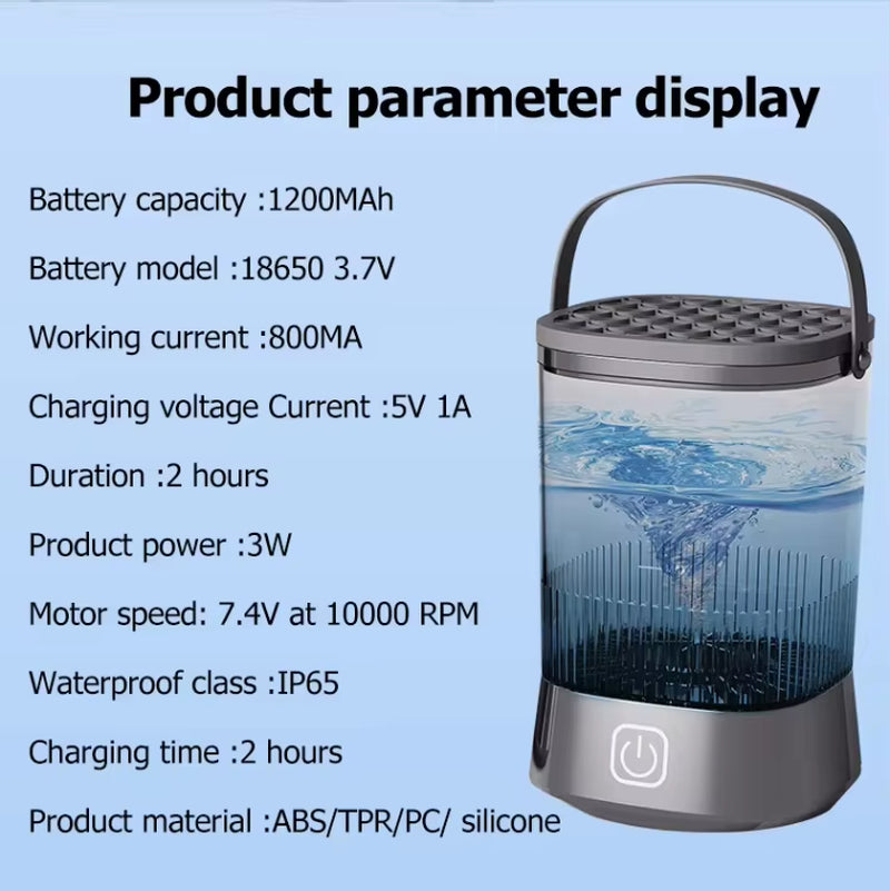 USB Plug Portable Electric Makeup Brush Cleaner Rechargeable Makeup Brushes Cleaning Tool Automatic Makeup Brush Cleaning