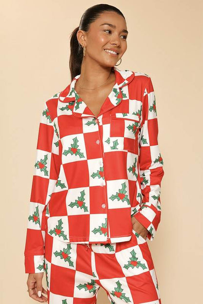 Holiday Christmas Pajama Set