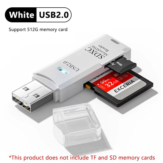 USB 3.0 Card Reader SD TF Card Memory Card Reader 2 in 1 High Speed Smart Cardreader Adapter for PC Laptop Accessories