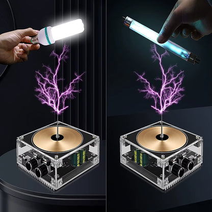 Tesla Coil Musical Speaker Artificial Lightning Bluetooth Music Tesla Coil Arc Plasma Wireless Transmission Experiment Model