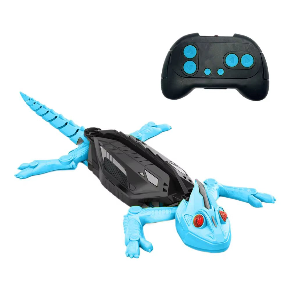 Remote Control Gecko Wall Climbing Car for Kids, Electric RC Lizard Toy Halloween Novelty Gift Crawling Toy Safe and Durable