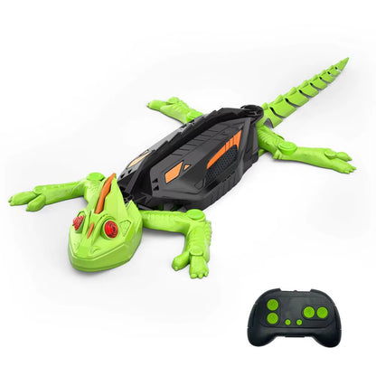 Remote Control Gecko Wall Climbing Car for Kids, Electric RC Lizard Toy Halloween Novelty Gift Crawling Toy Safe and Durable