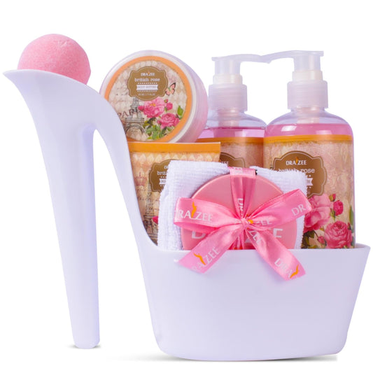 Indulge in Luxury: 8-Piece Rose Scented Bath and Body Gift Set – The Ultimate Spa Experience for Women