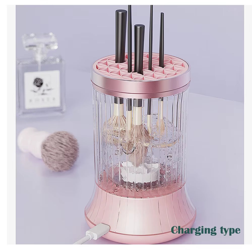 USB Plug Portable Electric Makeup Brush Cleaner Rechargeable Makeup Brushes Cleaning Tool Automatic Makeup Brush Cleaning