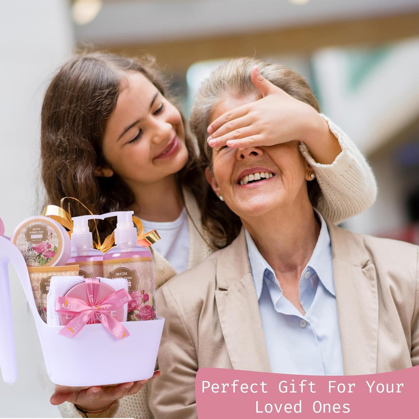 Indulge in Luxury: 8-Piece Rose Scented Bath and Body Gift Set – The Ultimate Spa Experience for Women