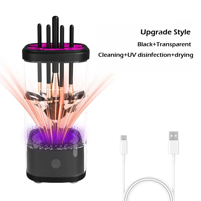 USB Plug Portable Electric Makeup Brush Cleaner Rechargeable Makeup Brushes Cleaning Tool Automatic Makeup Brush Cleaning