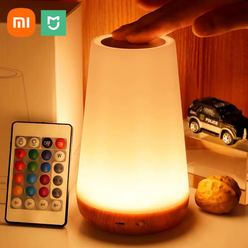 Illuminate Your Space with the Xiaomi 13 Color Changing Night Light - RGB Remote Control, Touch Dimmable, and USB Rechargeable for Ultimate Convenience